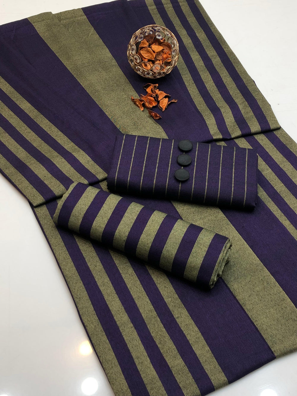 Khaddi Sussi 3Pc (PLUM)